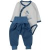 Komplet body a tepláčiky biely s modrou - Duck boy, veľ. 62 Komplet body a tepláčiky biely s modrou - Duck boy, veľ. 62