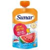 Hero Espana Sunar Jablko, Vodný melón, Banán, ovocný príkrm, kapsička od ukončeného 6. mesiaca, 100 g Hero Espana Sunar Jablko, Vodný melón, Banán, ovocný príkrm, kapsička od ukončeného 6. mesiaca, 100 g
