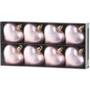 Ozdoba MagicHome Vianoce, bal. 8 ks, 6 cm, srdcia, ružové, na vianočný stromček Ozdoba MagicHome Vianoce, bal. 8 ks, 6 cm, srdcia, ružové, na vianočný stromček