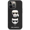 Karl Lagerfeld PU Saffiano Karl and Choupette Heads Apple iPhone 13 Pro čierne