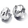 PANDORA ESSENCE náušnice zvlnené kruhy 293874C00