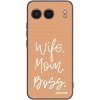 Picasee silikónový čierny obal pre OnePlus Nord 4 - Boss Mama Picasee silikónový čierny obal pre OnePlus Nord 4 - Boss Mama