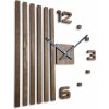 Drevené nástenné hodiny Lamele 60cm FlexiStyle z230-d9-1 Drevené nástenné hodiny Lamele 60cm FlexiStyle z230-d9-1