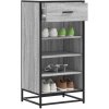 vidaXL Regál na topánky sivý sonoma 48x38x97,5 cm, kompozitné drevo vidaXL Regál na topánky sivý sonoma 48x38x97,5 cm, kompozitné drevo