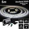 LEDprodukt 5m SMD2835 120LED/m IP65 vodeodolný studená b.- KOMPLETNÁ SADA LEDprodukt 5m SMD2835 120LED/m IP65 vodeodolný studená b.- KOMPLETNÁ SADA
