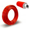 Rúrka PEX/AL/PEX 20 x 2 v izolácii - červená Rúrka PEX/AL/PEX 20 x 2 v izolácii - červená