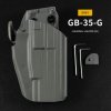 Wosport Univerzálne opaskové púzdro GB35 Full size (Glock 17, P226, M92F) - Šedá