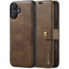 DG.Ming 2v1 odnímateľné flipové púzdro pre iPhone 16 - hnedé - možnosť vrátiť tovar ZADARMO do 30tich dní DG.Ming 2v1 odnímateľné flipové púzdro pre iPhone 16 - hnedé - možnosť vrátiť tovar ZADARMO do 30tich dní