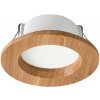 Lamkur | LED zapustené svietidlo WOODY SPOT LED/5,5W/230V 4000K dub pr. 10 cm | LA51796 Lamkur | LED zapustené svietidlo WOODY SPOT LED/5,5W/230V 4000K dub pr. 10 cm | LA51796