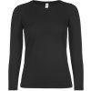 B&C Tričko B&C E150 LSL, dámské, dlouhý rukáv COT01006T00200-black Černá XS B&C Tričko B&C E150 LSL, dámské, dlouhý rukáv COT01006T00200-black Černá XS