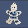 Cibulák - Vianočná ozdoba perníček - Originálny cibuľový porcelán Cibulák - Vianočná ozdoba perníček - Originálny cibuľový porcelán