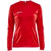 Craft SQUAD JERSEY SOLID LS W červená