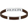 Trussardi Hnedý kožený náramok pre mužov T-Leather TJAXZ06 Trussardi Hnedý kožený náramok pre mužov T-Leather TJAXZ06