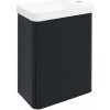 Sapho Zorba - Umývadlová skrinka, 39x22x50 cm, 1 dvierka L/P, matný antracit LT113-3434 Sapho Zorba - Umývadlová skrinka, 39x22x50 cm, 1 dvierka L/P, matný antracit LT113-3434