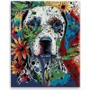 Maľovanie podľa čísel - Dalmatín v kvetoch - 40x50 cm, plátno vypnuté na rám - výroba CZ Maľovanie podľa čísel - Dalmatín v kvetoch - 40x50 cm, plátno vypnuté na rám - výroba CZ