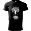 Narodeninový strom 50 - Klasické pánske tričko vyššej gramáže - S ( Čierna ) Narodeninový strom 50 - Klasické pánske tričko vyššej gramáže - S ( Čierna )