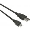 PremiumCord ku2m3a USB 2.0, A-B mini, 5pinů, 3m PremiumCord ku2m3a USB 2.0, A-B mini, 5pinů, 3m