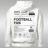 Football Fan Label dámska mikina s kapucňou Football Fan Label dámska mikina s kapucňou