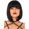 Leg Avenue Paruka s ofinou Short Natural Bob - černá, krátká Leg Avenue Paruka s ofinou Short Natural Bob - černá, krátká