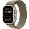 Apple Watch Ultra 2/49mm/Titan/Šport Band/Olive Alpine/Large
