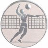 Volejbal Muži : Emblém - Nálepka na trofej Ø 25 mm strieborná Volejbal Muži : Emblém - Nálepka na trofej Ø 25 mm strieborná