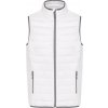 KARIBAN VINTAGE K6113 / Pánska zateplená vesta - white S KARIBAN VINTAGE K6113 / Pánska zateplená vesta - white S