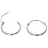 Argento Strieborné náušnice krúžky - 12 mm priemer 66557 Argento Strieborné náušnice krúžky - 12 mm priemer 66557