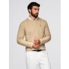 Ombre Men's zigzag knit sweater - sand čierna | biela | krémová L Ombre 5907064529278 Ombre Men's zigzag knit sweater - sand čierna | biela | krémová L Ombre 5907064529278