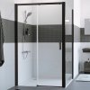 Hüppe Classics 2 EasyEntry - Posuvné dvere 1-dielne s pevným segmentom 2000x1250 mm, upevnenie vľavo, profil Black Edition, číre sklo s Anti-Plaque C25304.123.322 Hüppe Classics 2 EasyEntry - Posuvné dvere 1-dielne s pevným segmentom 2000x1250 mm, upevnenie vľavo, profil Black Edition, číre sklo s Anti-Plaque C25304.123.322