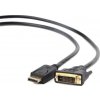 Gembird kábel DisplayPort (M) na DVI (M), 1.8 m, čierny CC-DPM-DVIM-6 Gembird kábel DisplayPort (M) na DVI (M), 1.8 m, čierny CC-DPM-DVIM-6