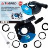 TAGRED Odsávací kryt s kefovým vencom pre uhlové brúsky 180-230 mm TA1114
