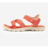 Quechua Dámske turistické sandále NH100 oranžové