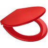 Ridder Miami WC sedadlo soft close, PP termoplast, červené Ridder Miami WC sedadlo soft close, PP termoplast, červené
