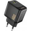 Nabíjačka Dudao A28 45W GaN USB-C do zásuvky - čierna Nabíjačka Dudao A28 45W GaN USB-C do zásuvky - čierna