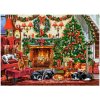 CASTORLAND Puzzle Útulný krb 260 dielikov CASTORLAND Puzzle Útulný krb 260 dielikov