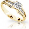 Cutie Jewellery Trblietavý prsteň zo žltého zlata Z6805-2103-10-X-1 51 mm Cutie Jewellery Trblietavý prsteň zo žltého zlata Z6805-2103-10-X-1 51 mm