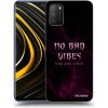 Picasee silikónový prehľadný obal pre Xiaomi Poco M3 - No bad vibes Picasee silikónový prehľadný obal pre Xiaomi Poco M3 - No bad vibes