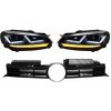 KITT Front Grille suitable for VW Golf VI (2008-2012) with Osram Xenon Headlights Chrome LED Dynamic Sequential Turning Lights R20 Design KITT Front Grille suitable for VW Golf VI (2008-2012) with Osram Xenon Headlights Chrome LED Dynamic Sequential Turning Lights R20 Design