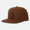BRIXTON šiltovka Oath Iii Snapback Coffee/Coffee CFFCF vel. O/S BRIXTON šiltovka Oath Iii Snapback Coffee/Coffee CFFCF vel. O/S