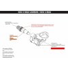 osa Look Keo 2 Max D12V37 Left Axle osa Look Keo 2 Max D12V37 Left Axle