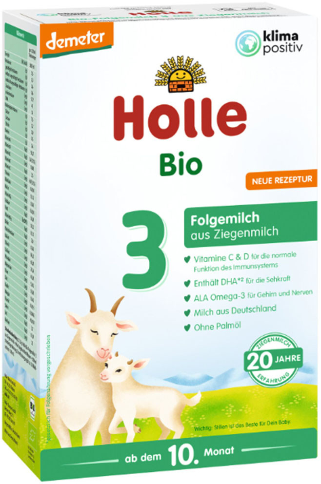 HOLLE BIO na báze kozieho mlieka 3 400 g