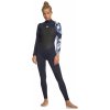 Roxy 3/2 Performance Chest Zip Hyd LS - XBBW/Dark Navy/White