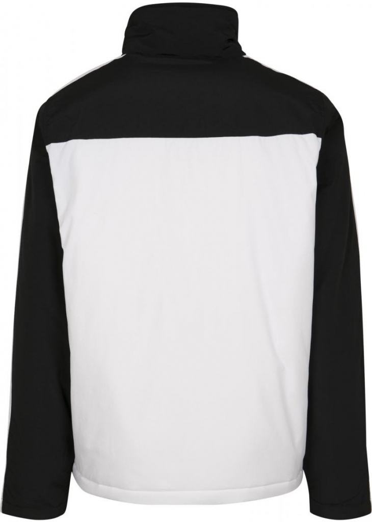 Urban Classics 2-Tone padded Pull Over jacket white black