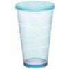 Tescoma Pohár s viečkom myDRINK oranžová 600ml