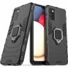 MG Ring Armor plastový kryt na Samsung Galaxy A03s, čierny MG Ring Armor plastový kryt na Samsung Galaxy A03s, čierny