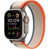 Apple Watch Ultra 2, 49mm, titánové púzdro, oranžovo-béžový trailový ťah - S/M MRF13CS/A
