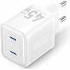 Vention 2-Port USB (C + C) GaN Charger (45W/45W) EU-Plug White FEFW0-EU (FEFW0-EU) Vention 2-Port USB (C + C) GaN Charger (45W/45W) EU-Plug White FEFW0-EU (FEFW0-EU)