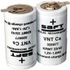 SAFT NiCd 2,4V 1600mAh (2SBSVTCs), faston 4,8mm SAFT NiCd 2,4V 1600mAh (2SBSVTCs), faston 4,8mm