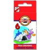 Koh-i-noor voskovky WAX CRAYON 6 ks Koh-i-noor voskovky WAX CRAYON 6 ks
