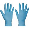 Cerva BARBARY Jednorazové rukavice Modrá, 100 kusov, 8